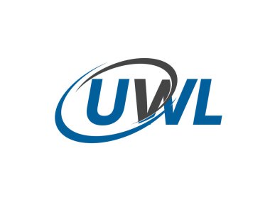 UWL yaratıcı logo tasarımı vektör çizimi