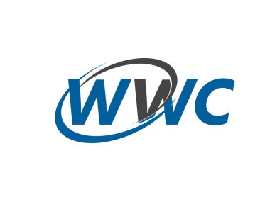 WWC yaratıcı logo tasarımı vektör çizimi