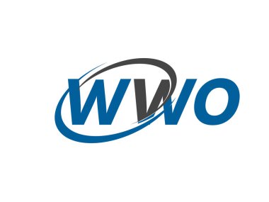 WWO yaratıcı logo tasarımı vektör çizimi