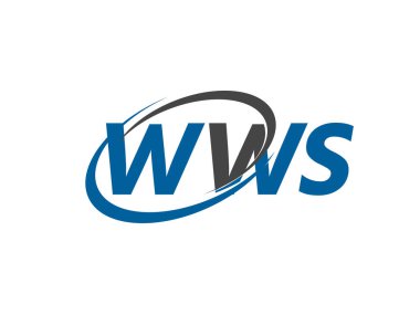 WWS yaratıcı logo tasarımı vektör çizimi