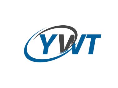 YWT yaratıcı logo tasarımı vektör çizimi