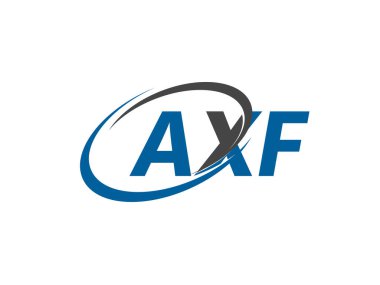 AXF yaratıcı logo tasarımı vektör çizimi