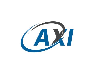 AXI yaratıcı logo tasarımı vektör çizimi