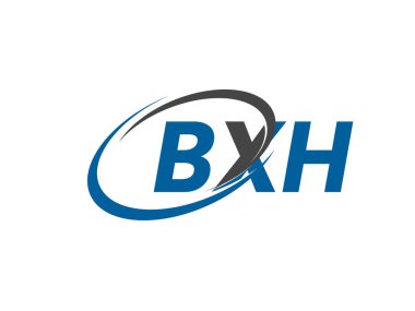 BXH yaratıcı logo tasarımı vektör çizimi