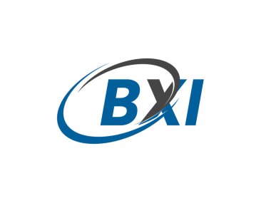 BXI yaratıcı logo tasarımı vektör çizimi