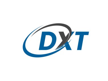 DXT yaratıcı logo tasarımı vektör çizimi