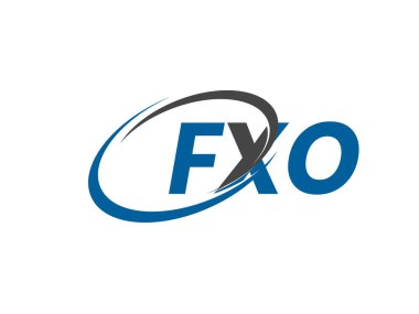 FXO yaratıcı logo tasarımı vektör çizimi