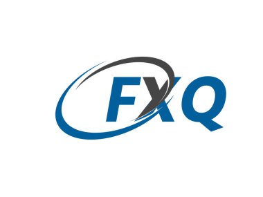 FXQ yaratıcı logo tasarımı vektör çizimi