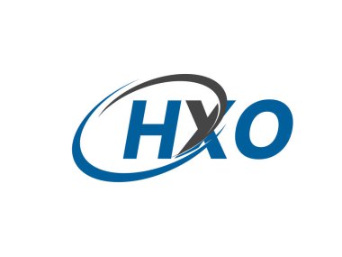 HXO yaratıcı logo tasarımı vektör çizimi