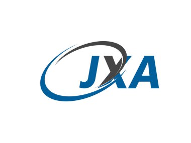 JXA yaratıcı logo tasarımı vektör çizimi