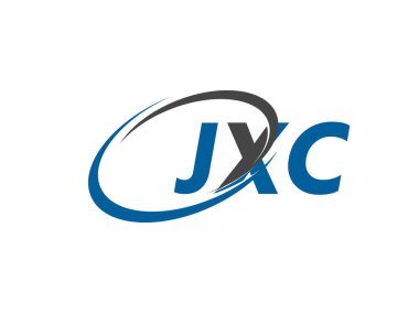 JXC yaratıcı logo tasarımı vektör çizimi