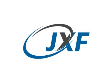 JXF yaratıcı logo tasarımı vektör çizimi
