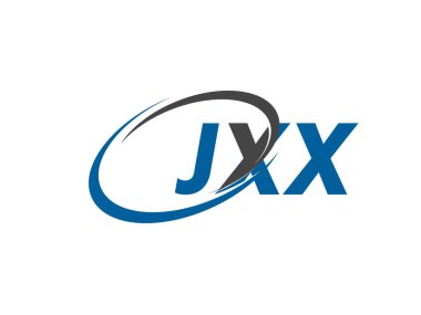 JXX yaratıcı logo tasarımı vektör çizimi