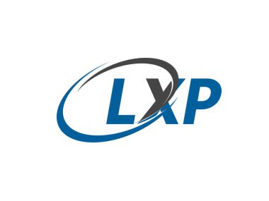 LXP yaratıcı logo tasarımı vektör çizimi