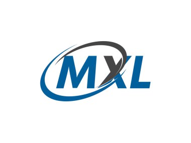 MXL yaratıcı logo tasarımı vektör çizimi