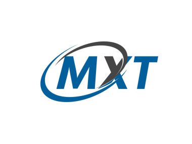 MXT yaratıcı logo tasarımı vektör çizimi