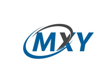 MXY yaratıcı logo tasarımı vektör çizimi