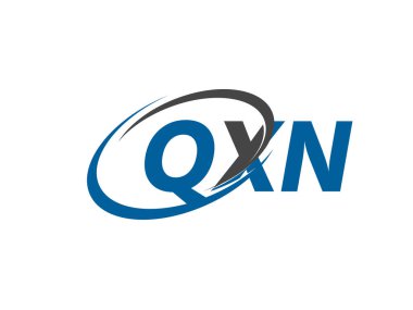 QXN yaratıcı logo tasarımı vektör çizimi
