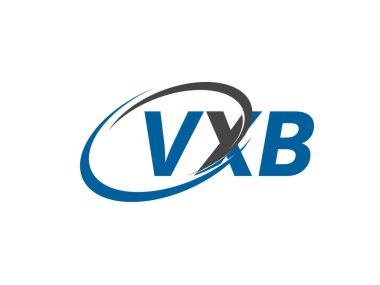 VXB yaratıcı logo tasarımı vektör çizimi
