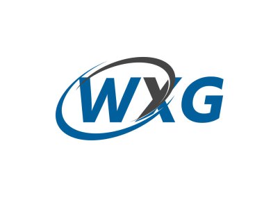 WXG yaratıcı logo tasarımı vektör çizimi