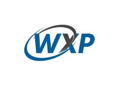 WXP yaratıcı logo tasarımı vektör çizimi