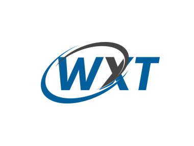 WXT yaratıcı logo tasarımı vektör çizimi