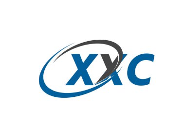 XXC yaratıcı logo tasarımı vektör çizimi
