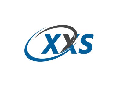 XXS yaratıcı logo tasarımı vektör çizimi