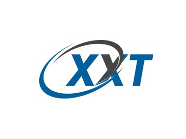 XXT yaratıcı logo tasarımı vektör çizimi