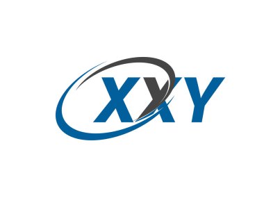 XXY yaratıcı logo tasarımı vektör çizimi