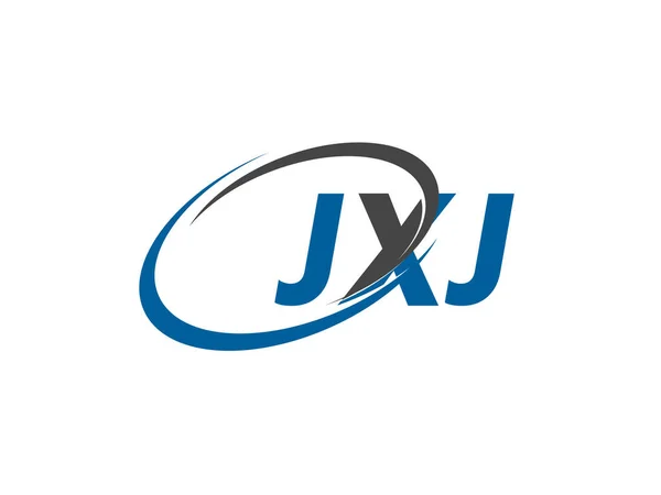 Jxj Yaratıcı Logo Tasarımı Vektör Çizimi — Stok Vektör