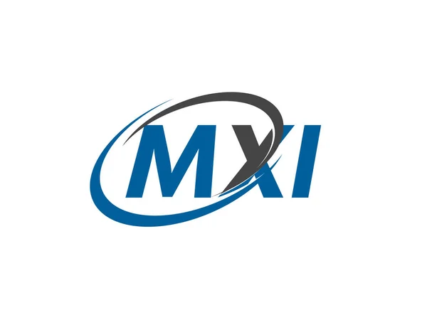 Mxi Kreativ Logotyp Design Vektor Illustration — Stock vektor