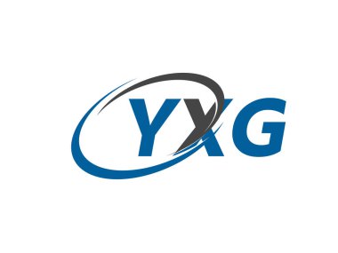 YXG yaratıcı logo tasarımı vektör çizimi