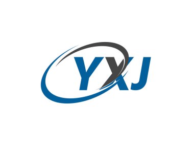 YXJ yaratıcı logo tasarımı vektör çizimi