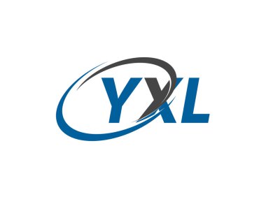 YXL yaratıcı logo tasarımı vektör çizimi