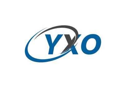 YXO yaratıcı logo tasarımı vektör çizimi