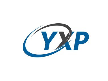 YXP yaratıcı logo tasarımı vektör çizimi