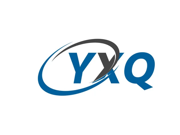 Yxq Creative Logo Design Vector Illustration — Stock Vector