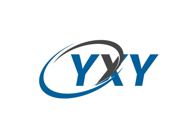 Yxy Criativo Logotipo Design Vetor Ilustração — Vetor de Stock