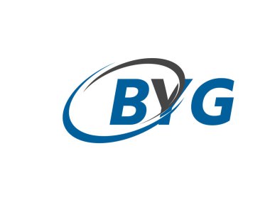 BYG yaratıcı logo tasarımı vektör çizimi