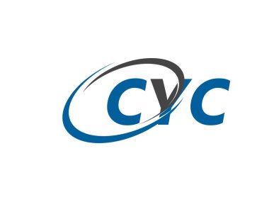 CYC yaratıcı logo tasarımı vektör çizimi