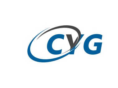 CYG yaratıcı logo tasarımı vektör çizimi