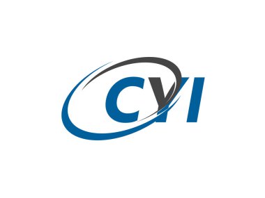CYI yaratıcı logo tasarımı vektör çizimi