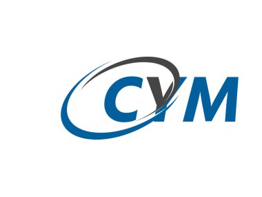 CYM yaratıcı logo tasarımı vektör çizimi