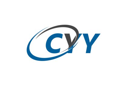 CYY yaratıcı logo tasarımı vektör çizimi