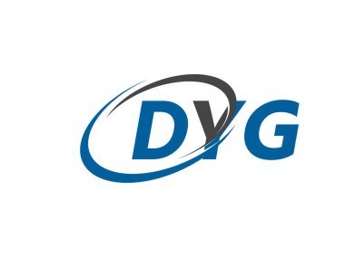 DYG yaratıcı logo tasarımı vektör çizimi