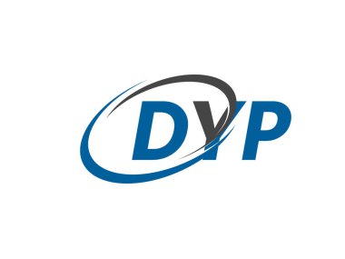 DYP yaratıcı logo tasarımı vektör çizimi