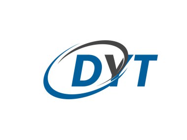 DYT yaratıcı logo tasarımı vektör çizimi