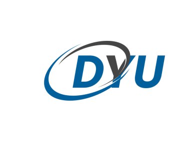 Dyu yaratıcı logo tasarımı vektör çizimi