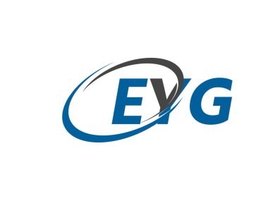 EYG yaratıcı logo tasarımı vektör çizimi
